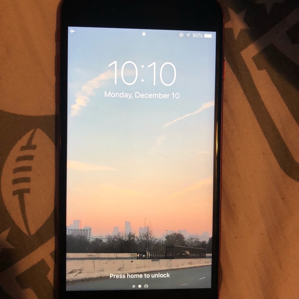Red iPhone 8+